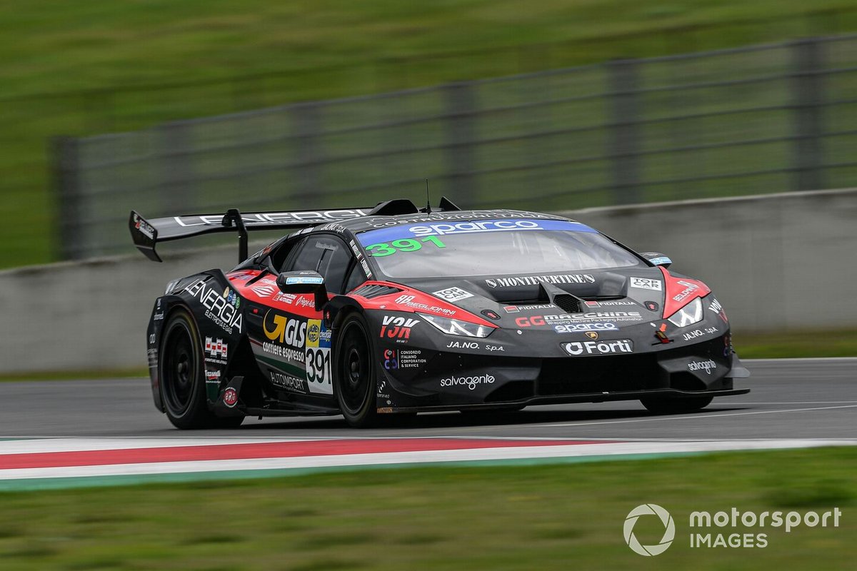 #391 Best Lap, Lamborghini Huracán Super Trofeo Evo: Lorenzo Pegoraro, Massimiliano Mugelli