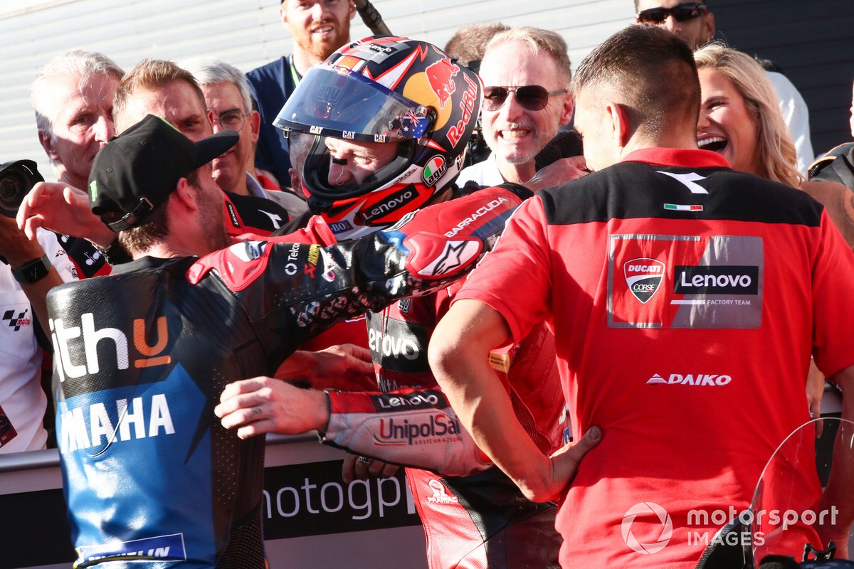 Ganador Jack Miller, Ducati Team, Cal Crutchlow, RNF MotoGP Racing