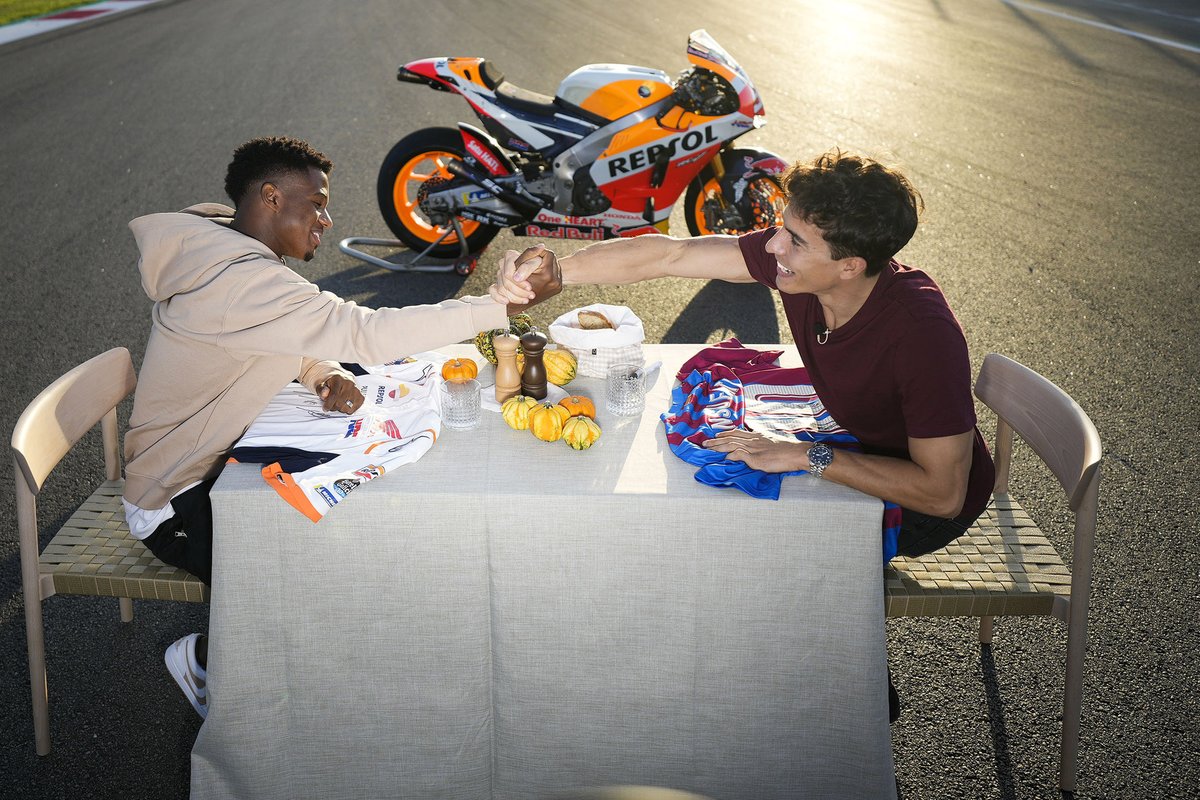 Ansu Fati, FC Barcelona, Marc Márquez, Repsol Honda Team
