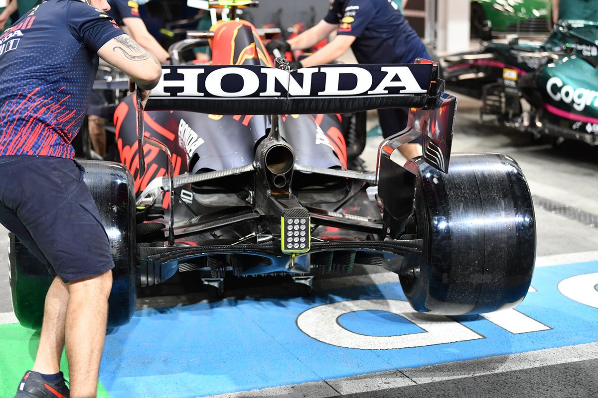 Detalle del difusor del Red Bull Racing RB16B
