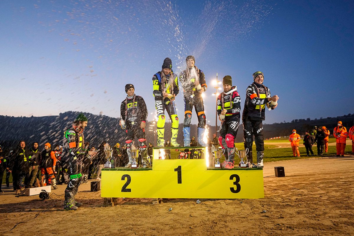 Il podio della settima edizione della 100KM dei campioni