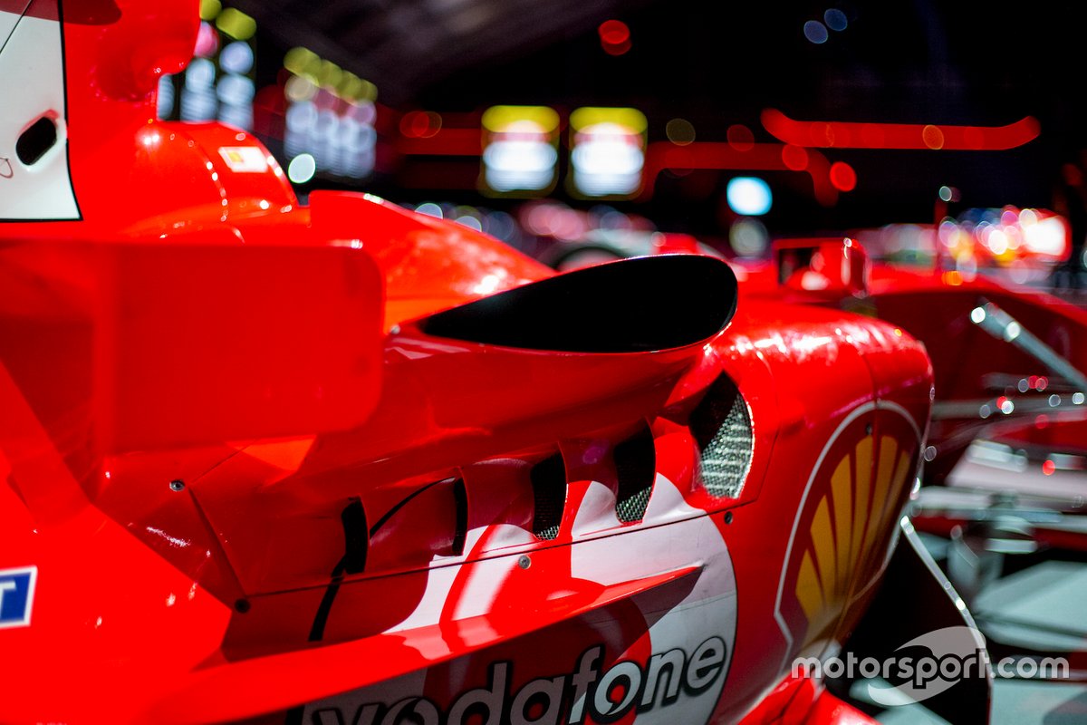 Dettaglio della Ferrari F2004