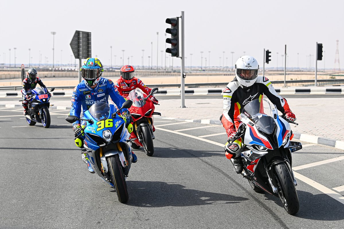 Joan Mir, Team Suzuki MotoGP, Cafu, former professional footballer, Francesco Bagnaia, Ducati Team, Fabio Quartararo, Yamaha Factory Racing