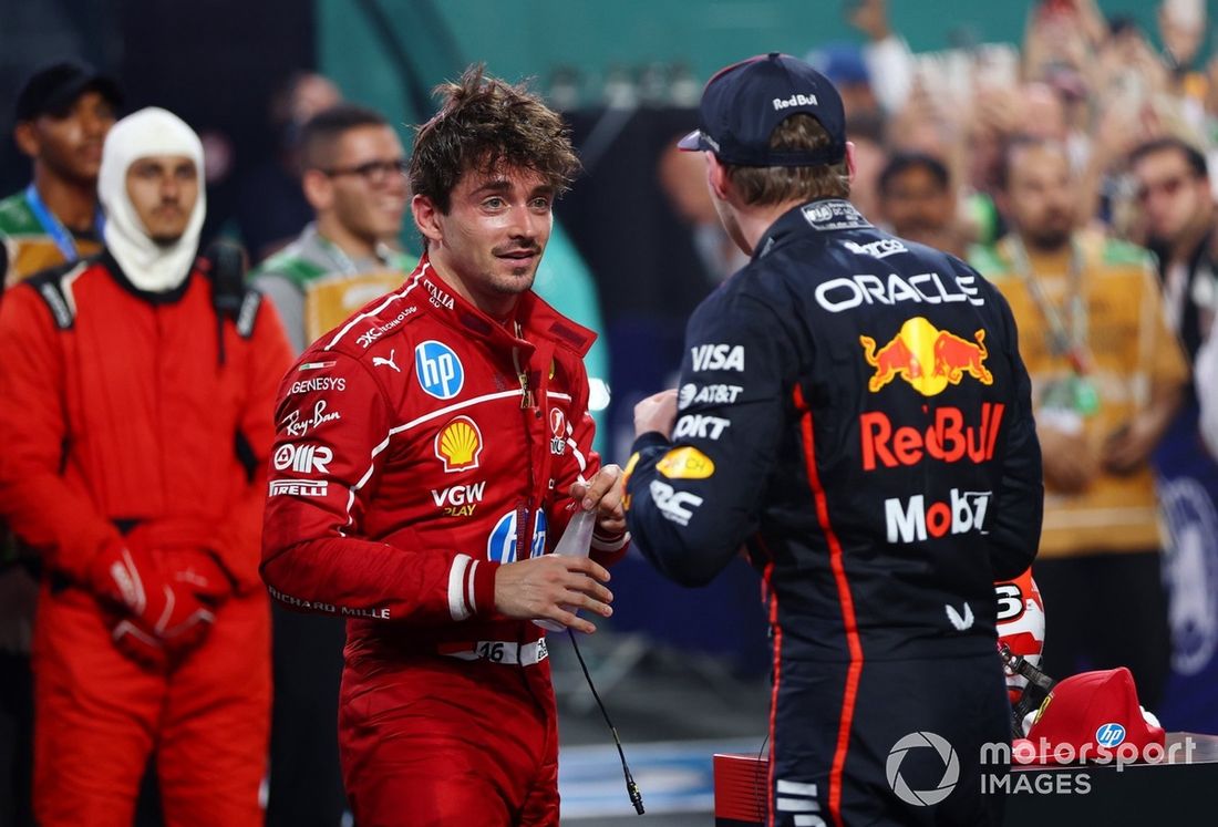 Charles Leclerc, Ferrari, Max Verstappen, Red Bull Racing