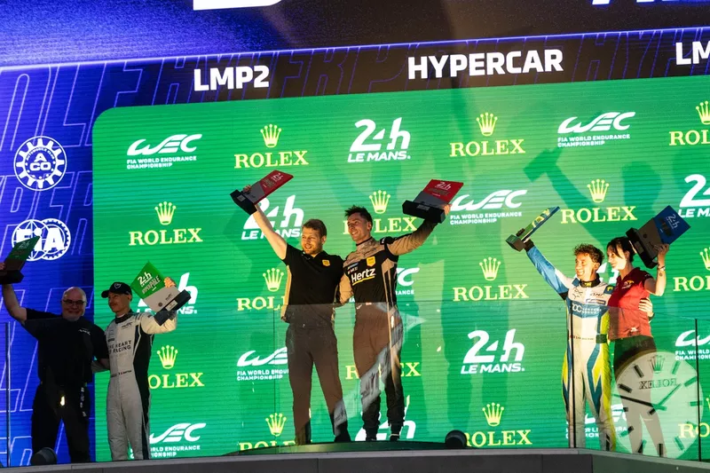  Hypercar en pole position, #12 Cadillac Hertz Team Jota Cadillac V-SeriesR : Alex Lynn, LMGT3, #27 Heart Of Racing Team Aston Martin Vantage AMR LMGT3 : Mattia Drudi, LMP2, #29 TDS Racing Oreca 07 - Gibson : Mathias Beche