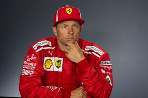 Kimi Raikkonen, Ferrari lors de la conférence de presse