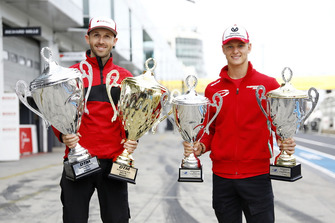 René Rast, Audi Sport Team Rosberg and Mick Schumacher, PREMA Theodore Racing Dallara F317 - Mercedes-Benz