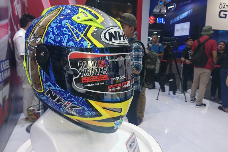 Helm Replika Karel Abraham NHK Terminator TT