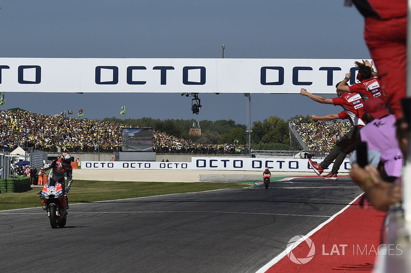 Il vincitore della gara Andrea Dovizioso, Ducati Team