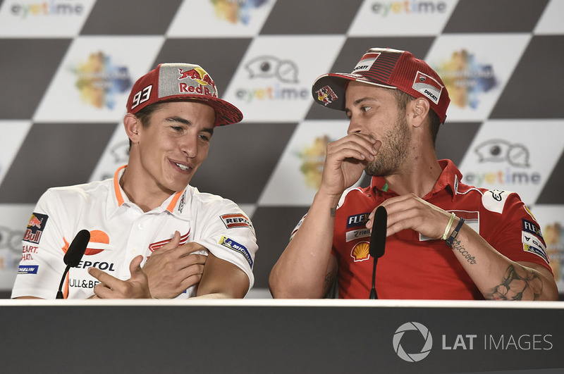 Andrea Dovizioso, Ducati Team, Marc Marquez, Repsol Honda Team