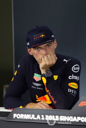 Max Verstappen, Red Bull Racing en conférence de presse
