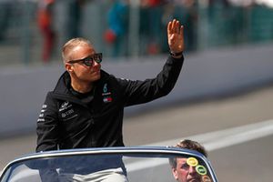 Valtteri Bottas, Mercedes AMG F1, lors de la parade des pilotes