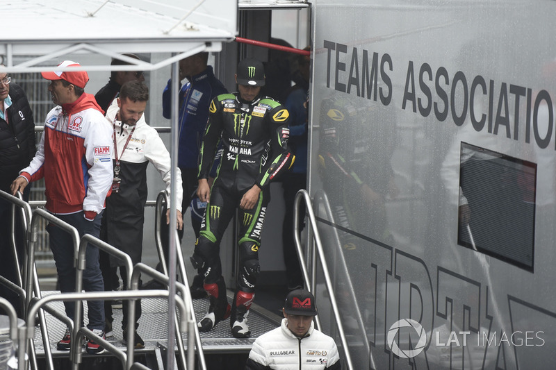 Hafizh Syahrin, Monster Yamaha Tech 3, leaving Safety commission meeting