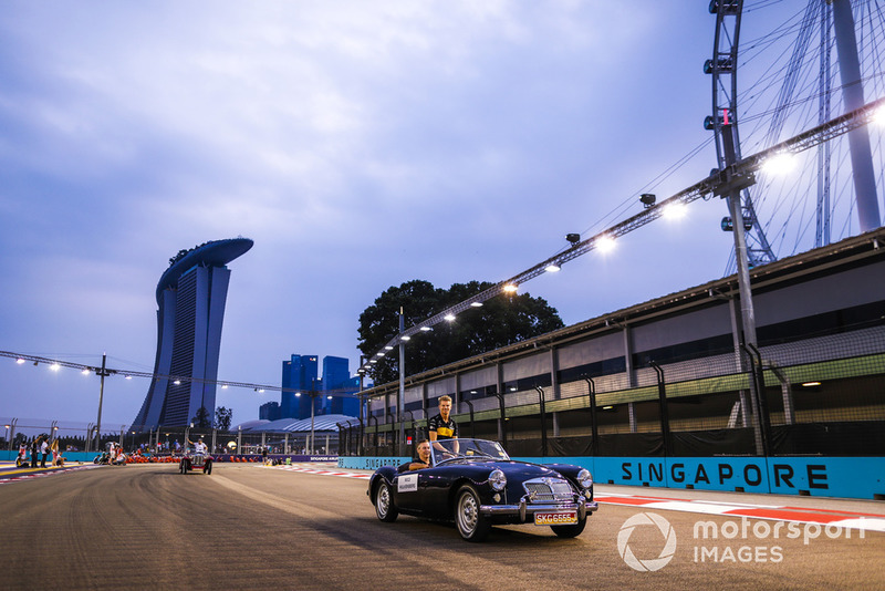 Versenyzői parádé Szingapúrból - F1 2018