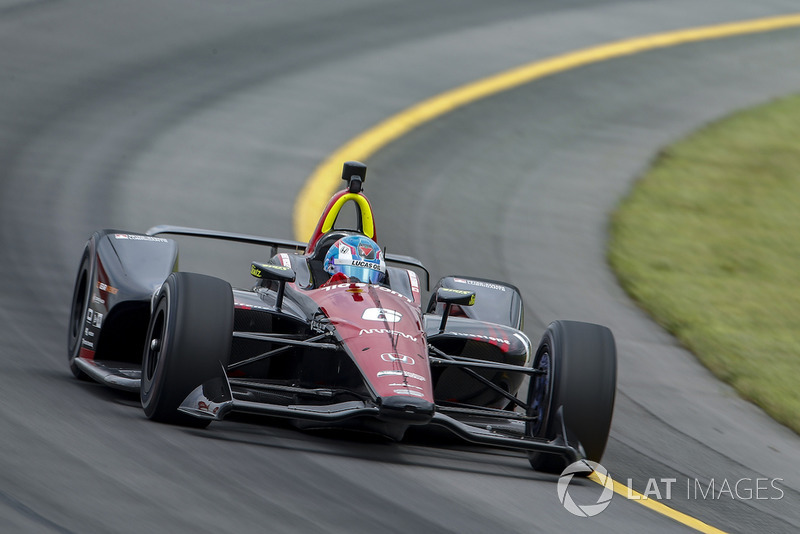 Robert Wickens antes do acidente em Pocono