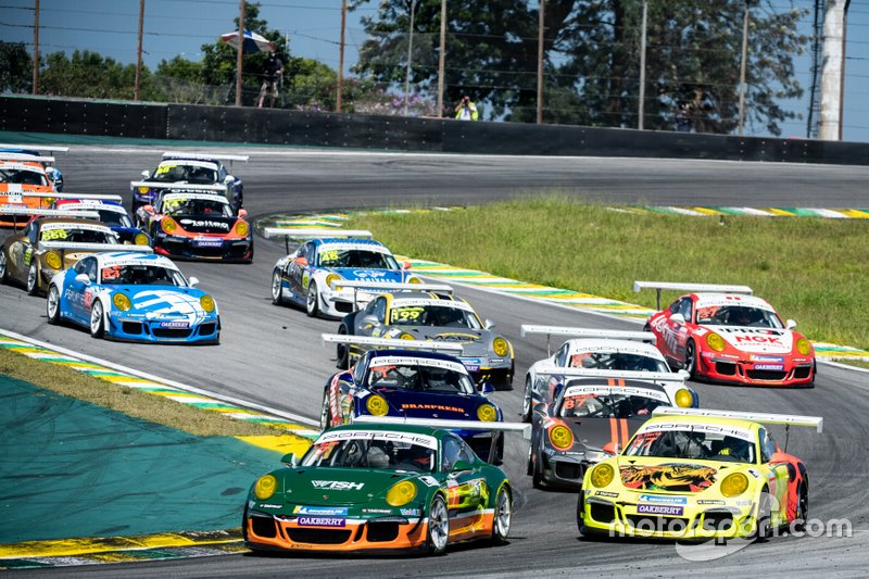 Largada da GT3 Cup - Porsche