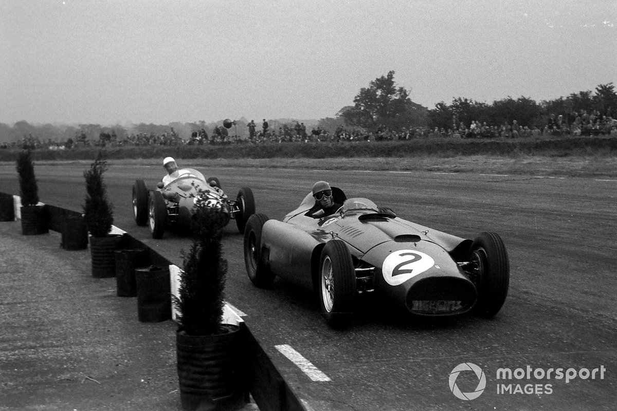 Peter Collins, Ferrari D50, Stirling Moss, Maserati 250F