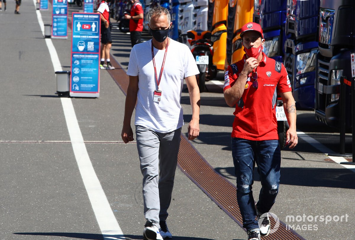 Simone Battistella, Andrea Dovizioso, Ducati Team