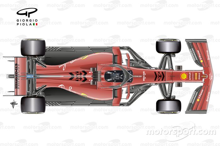 Ferrari SF90 top view