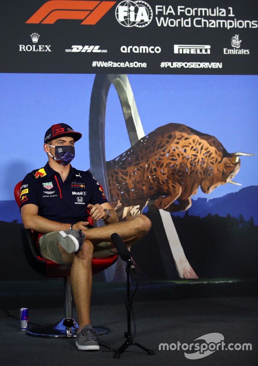 Max Verstappen, Red Bull Racing en la conferencia de prensa