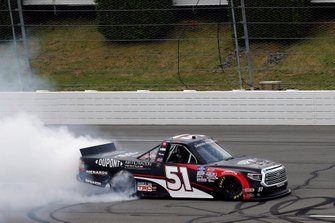 Race winner Brandon Jones, Kyle Busch Motorsports, Toyota Tundra DuPont Air Filtration