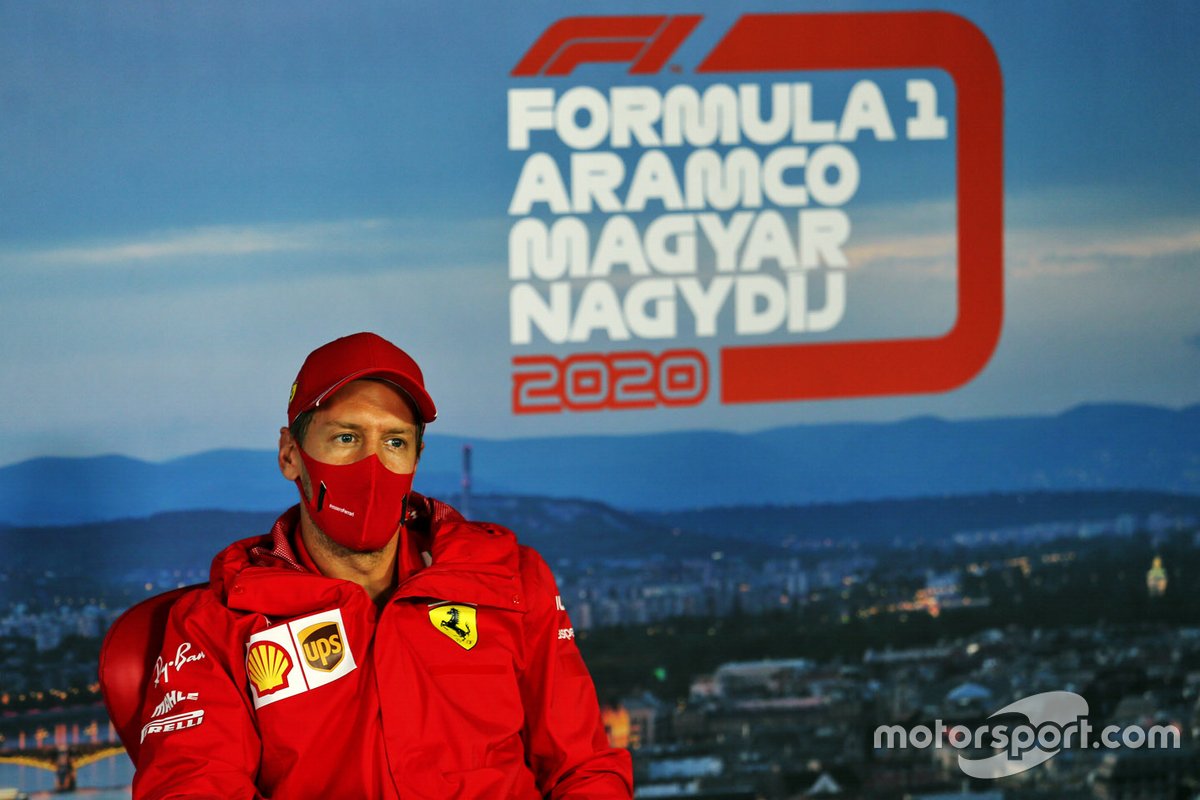 Sebastian Vettel, Ferrari in conferenza stampa
