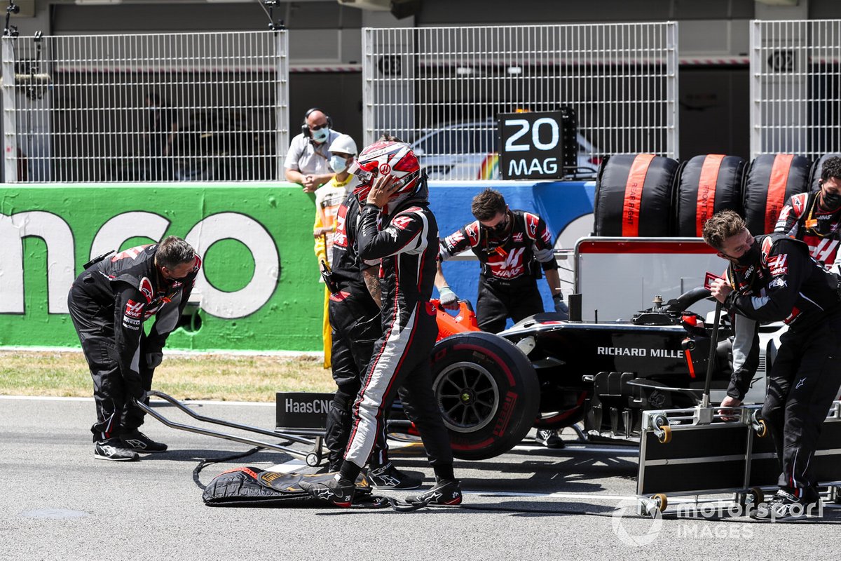 Kevin Magnussen, Haas F1 sulla griglia di partenza