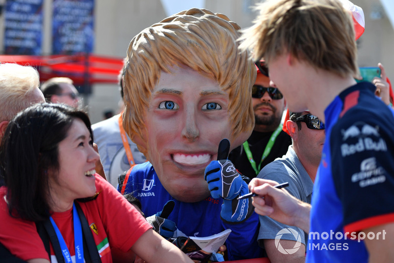 Brendon Hartley, Scuderia Toro Rosso and a caricature of himself