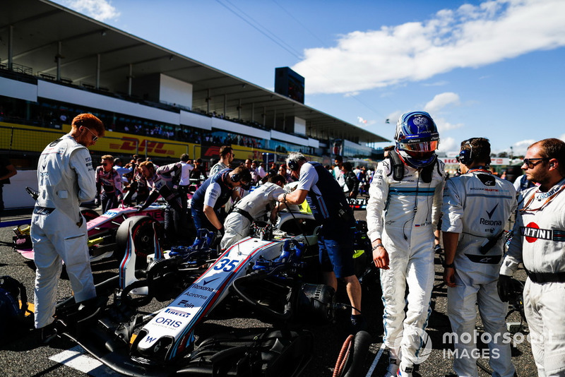 Sergey Sirotkin, Williams Racing, on the grid