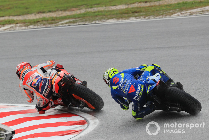 Marc Marquez, Repsol Honda Team, Andrea Iannone, Team Suzuki MotoGP
