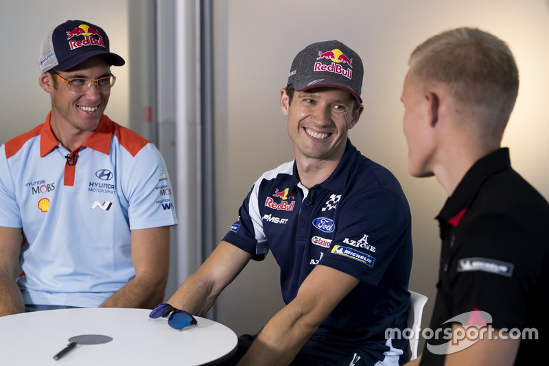 Thierry Neuville, Hyundai Motorsport, Sébastien Ogier, M-Sport Ford WRT, Ott Tänak, Toyota Gazoo Racing