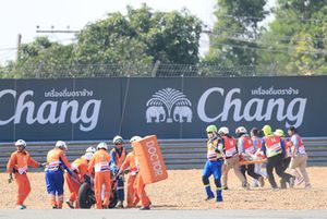 Jorge Lorenzo, Ducati Team after crash