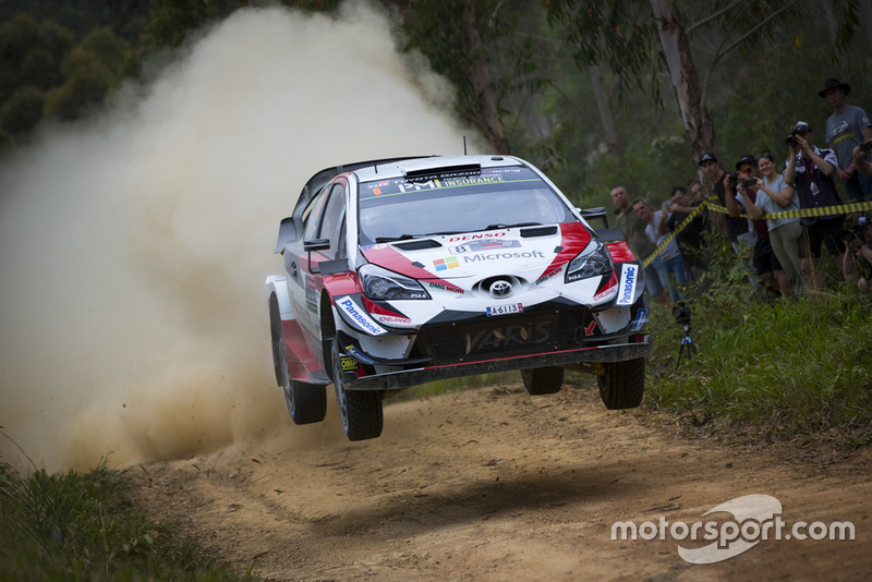 Отт Тянак и Мартин Ярвеоя, Toyota Yaris WRC