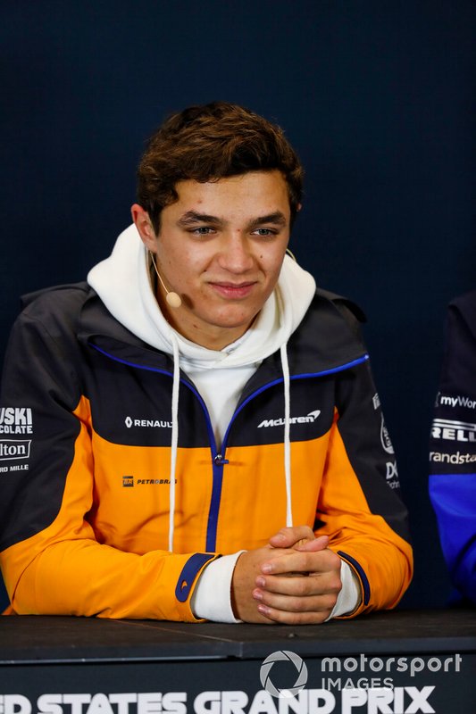 Press conference, Lando Norris, McLaren