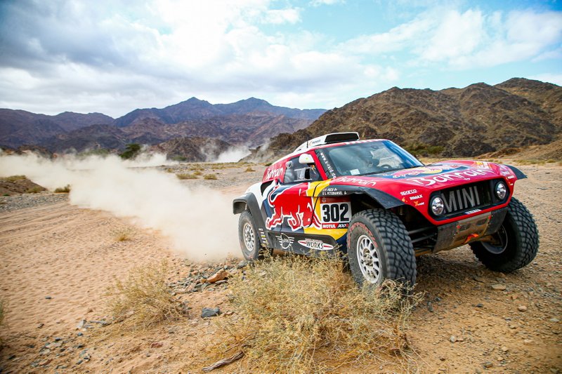 #302 JCW X-Raid Team: Stephane Peterhansel, Paulo Fiuza