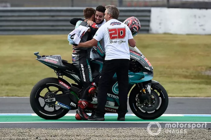 Second place Fabio Quartararo, Petronas Yamaha SRT