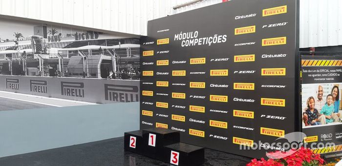 Módulo Competições da fábrica da Pirelli em Campinas