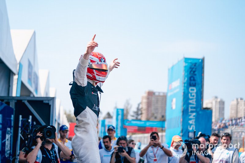 Race winner Maximilian Günther, BMW I Andretti Motorsports celebrates in parc ferme