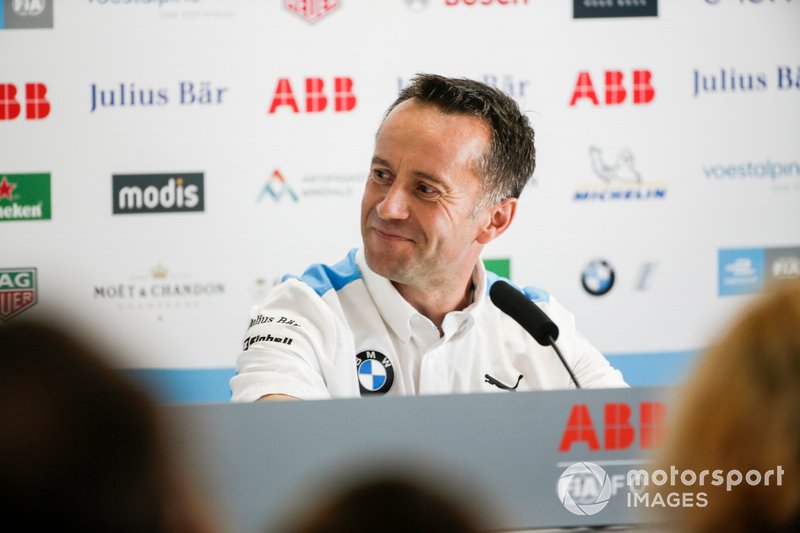 Roger Griffiths, Team Principal, BMW i Andretti Motorsport in the press conference