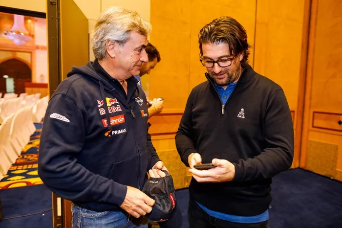 #305 JCW X-Raid Team: Carlos Sainz, David Castera, directeur Dakar Rally