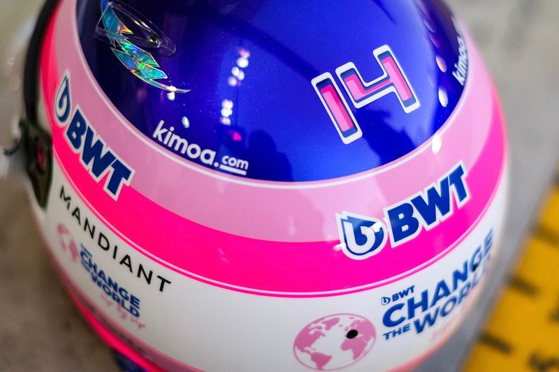 Casco de Fernando Alonso, Alpine F1 Team