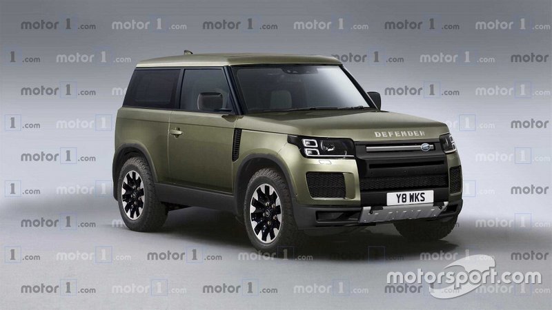 Render Land Rover Defender 2020