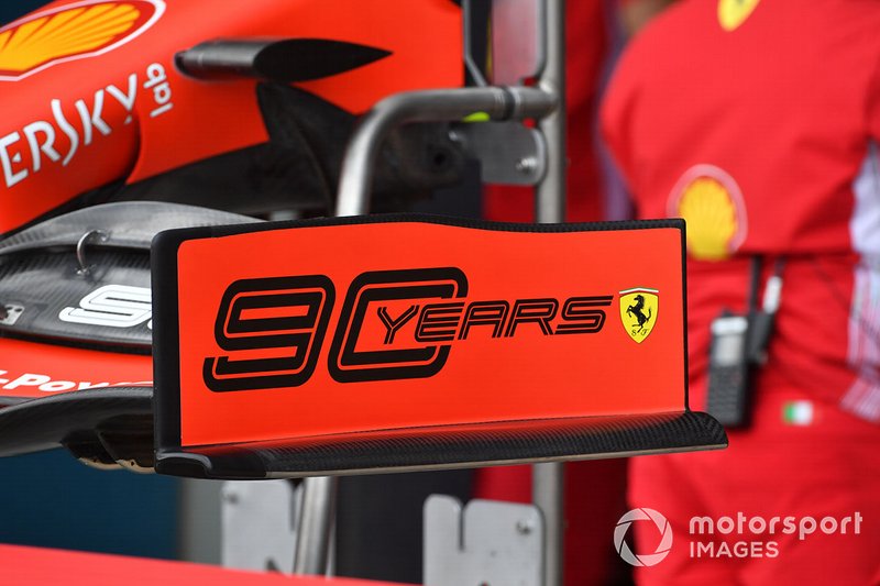 Front wing endplate of the Ferrari SF90