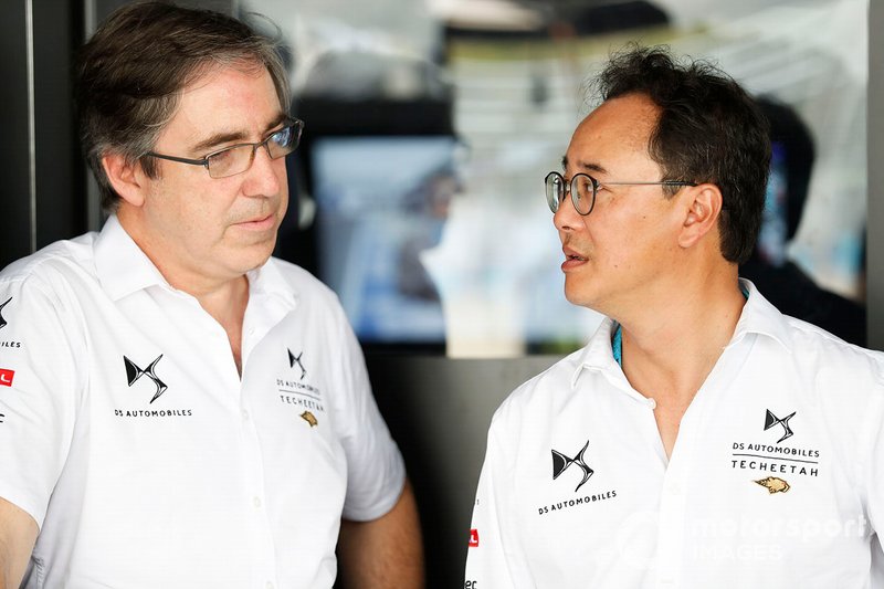 Mark Preston, Team Principal, DS TECHEETAH, with Ivan Yim, DS TECHEETAH Managing Director