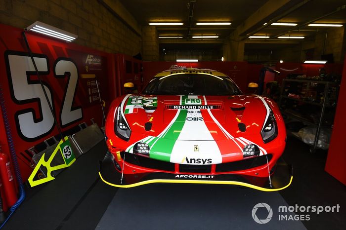  #52 AF Corse Ferrari 488 GTE EVO LMGTE Pro of Miguel Molina, Antonio Fuoco, Davide Rigon