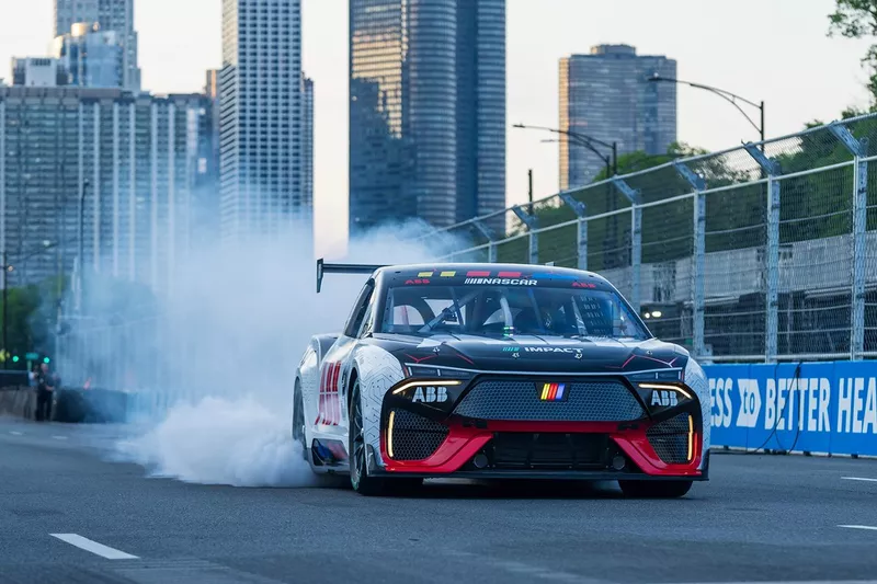 ABB NASCAR EV Prototype unveil