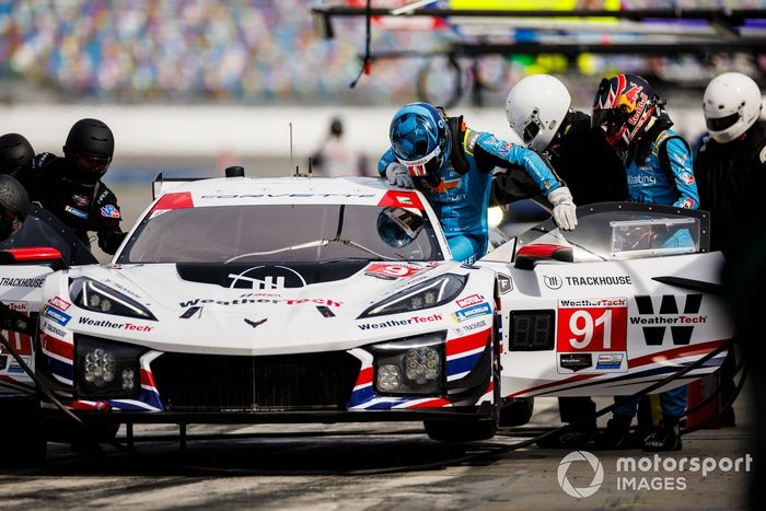 #91 Trackhouse by TF Sport Corvette Z06 GT3.R: Ben Keating, Connor Zilisch, Scott McLaughlin, Shane van Gisbergen