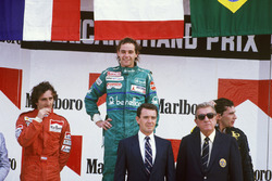 Gerhard Berger, Benetton, Alain Prost, McLaren, Ayrton Senna, Lotus