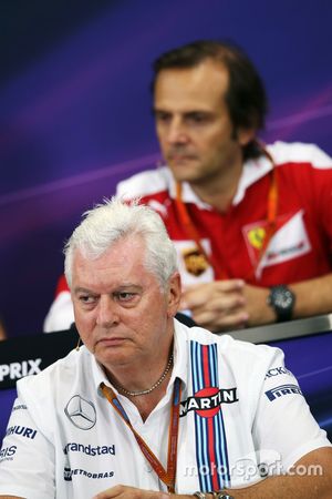 Pat Symonds, Williams Chief Technical Officer in the FIA Press Conference