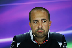 Matt Morris, McLaren Engineering Director in the FIA Press Conference
